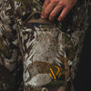 The Chaos Fleece Bib is the ideal piece to have on your next hunt, providing ultimate windproof and warmth, keeping you dry on those cold and snowy days.PROTECTION Quick-drying | Windproof | Waterproof MATERIAL Exterior: 100% Brushed Polyester Fleece Mid-layer: 3L Lamination Interior: High-pile fleece FIT Midweight | Multi-season CONDITIONS Mild | Dry | Cold | Wet | Wind PATTERN Veil® Camo - Rush | Veil® Camo - Shred | Veil® Camo - Grind